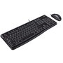 Logitech MK120 Combo de Teclado y Ratón USB Negro